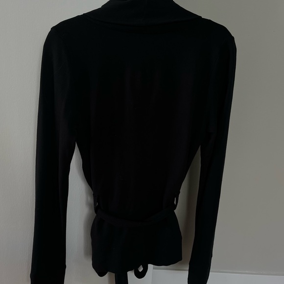 Lululemon Wrap Tie-Up Black Cardigan - Picture 7 of 8